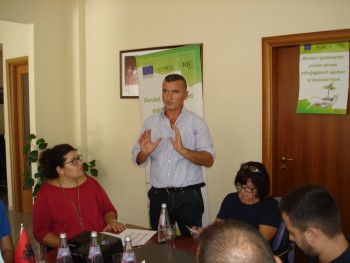 Vlore Municipality meeting at the Chamber of Commerce and Industry