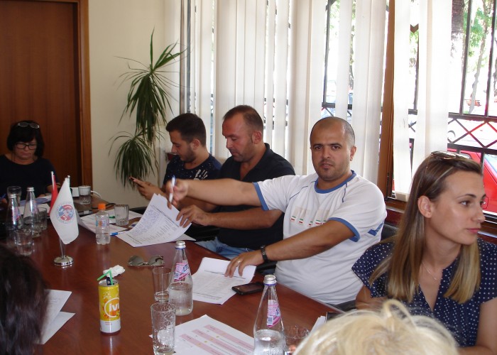 Vlore Municipality meeting at the Chamber of Commerce and Industry
