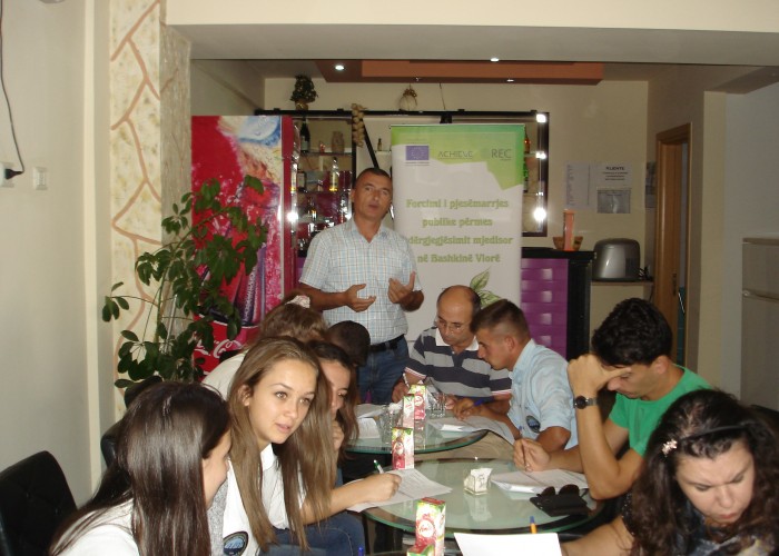 Orikum, Vlore meeting with community